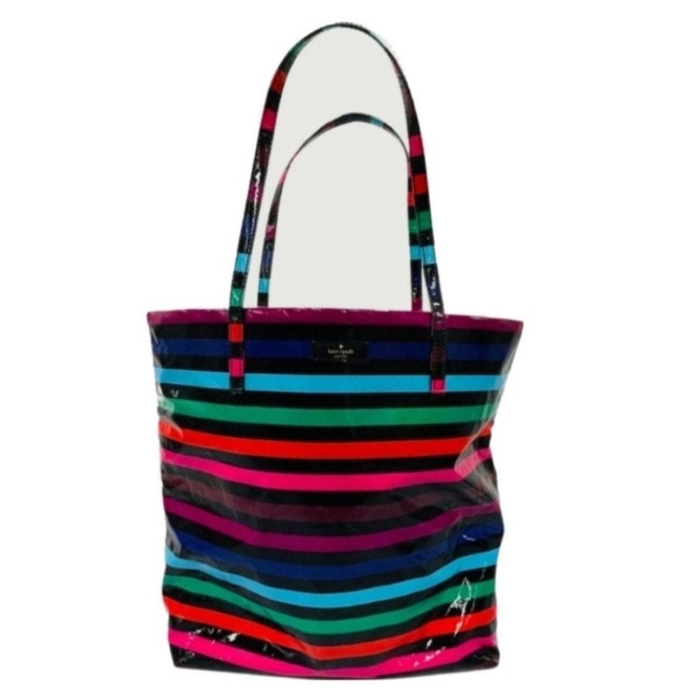 Striped Multicolor Tote Bag